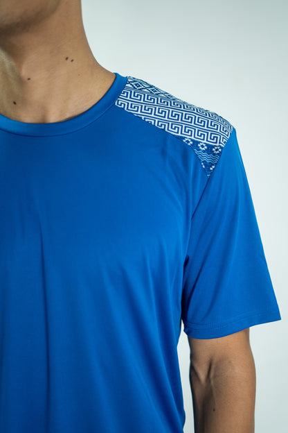Ethnic Pattern Performance T-Shirt