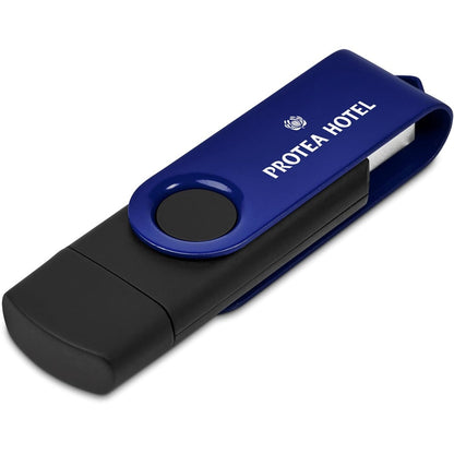 Shuffle Gyro Black Flash Drive – 8GB