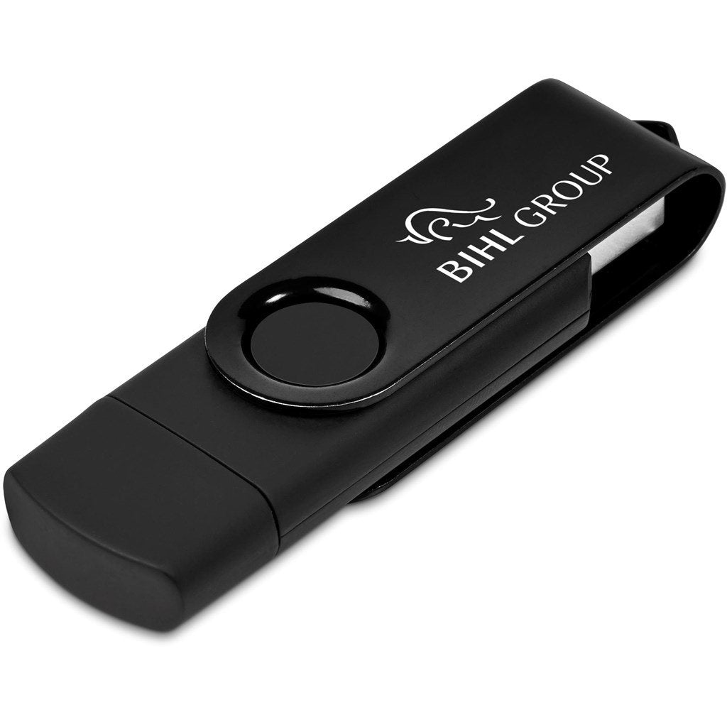 Shuffle Gyro Black Flash Drive – 32GB - Black