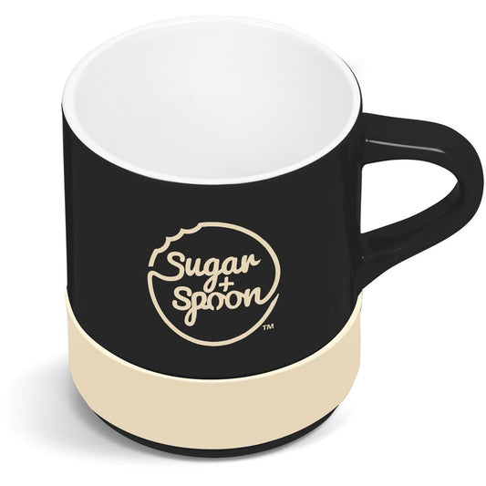 Kooshty Mixalot Black Mug - 320ml - Cream