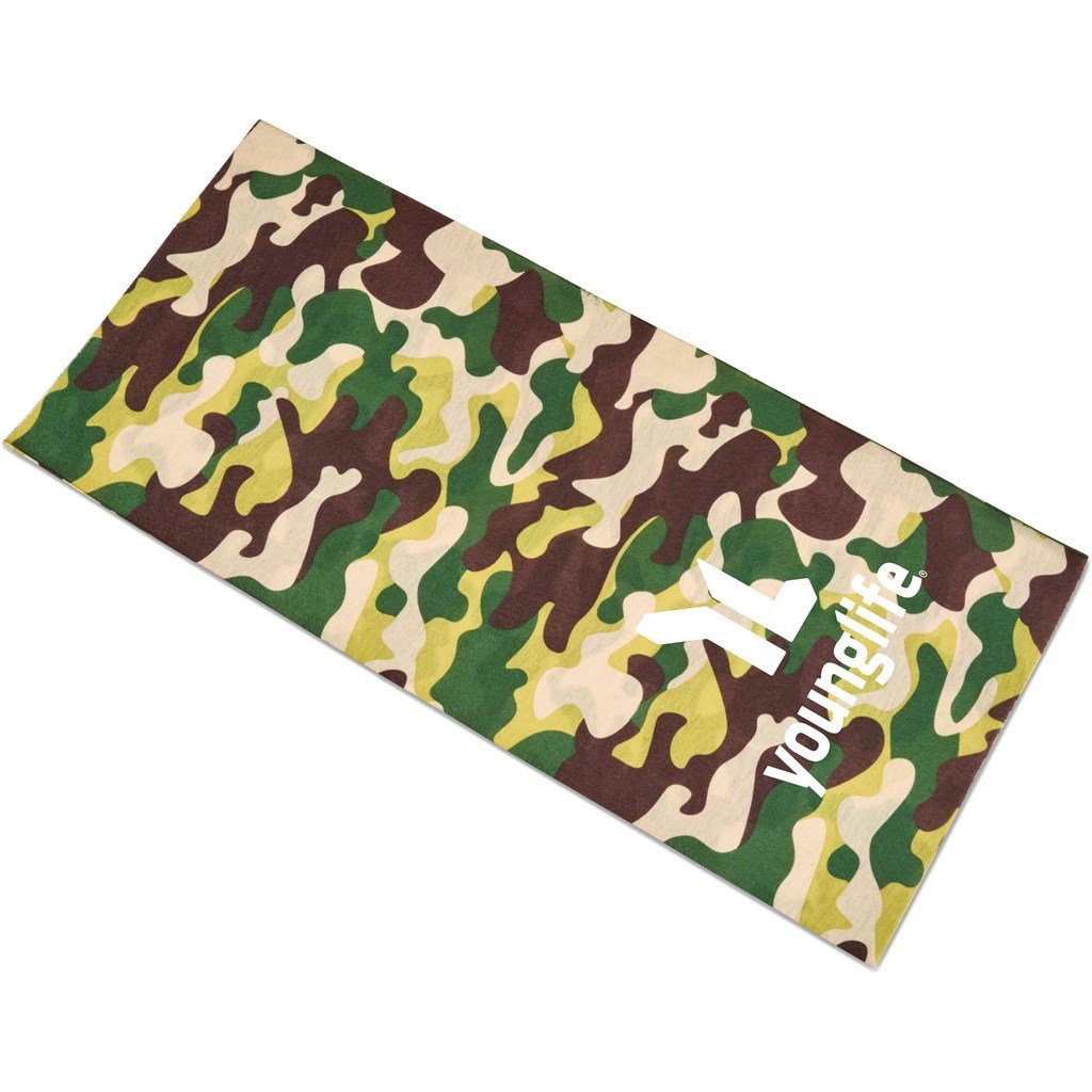 Kids Camo Flexi Tubular Bandana