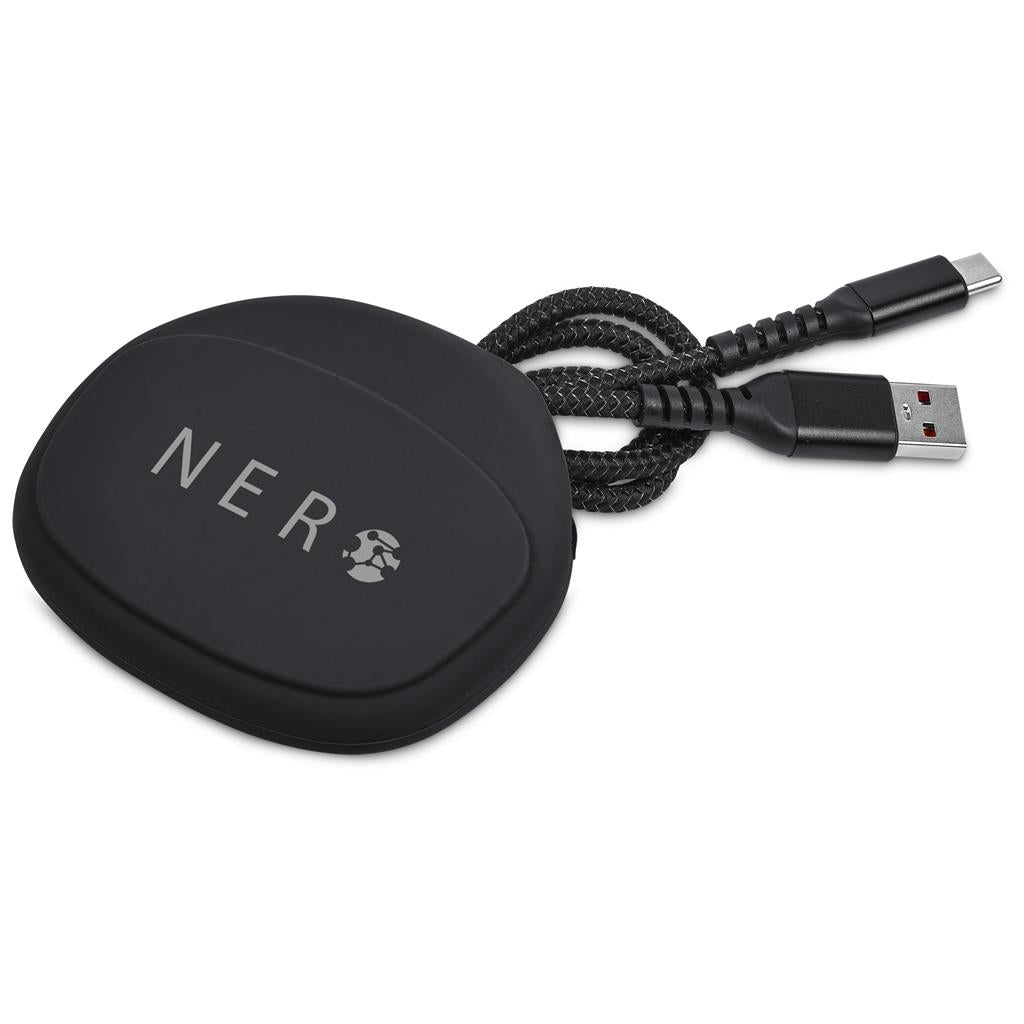 Black wireless earbuds case cover