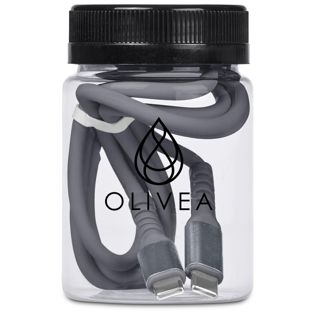 Altitude Barlitt Fast Charge Type-C to Type-C Charging Cable Cable in Jar