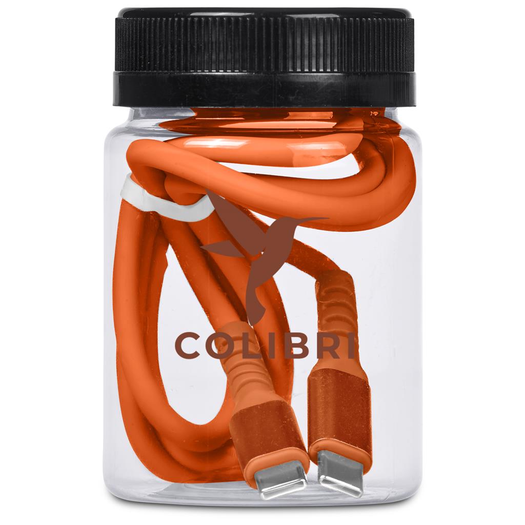 Altitude Barlitt Fast Charge Type-C to Type-C Charging Cable Cable in Jar