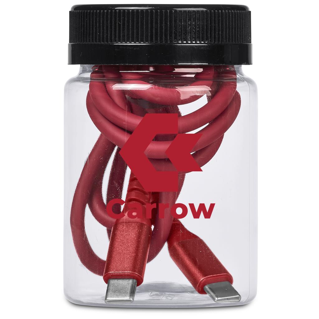 Altitude Barlitt Fast Charge Type-C to Type-C Charging Cable Cable in Jar
