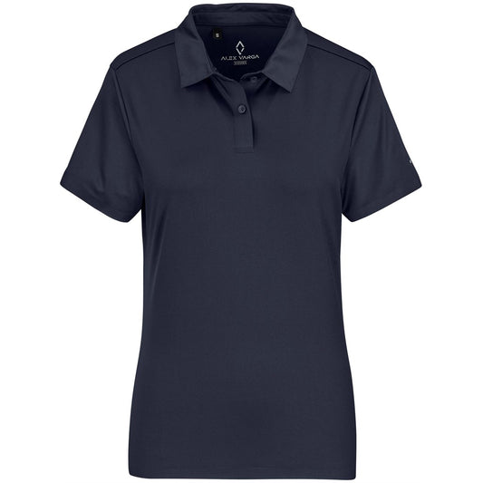 Ladies Alex Varga Questana Seamless Golf Shirt - Navy