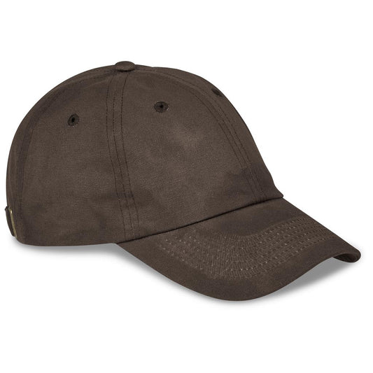 Brown baseball cap on a white background


