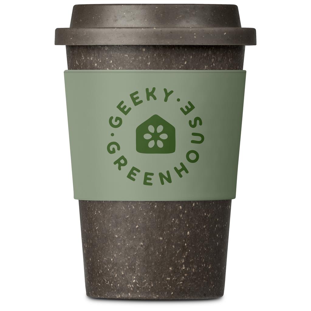 Kooshty Brown Bean Plastic Double-Wall Tumbler – 400ml