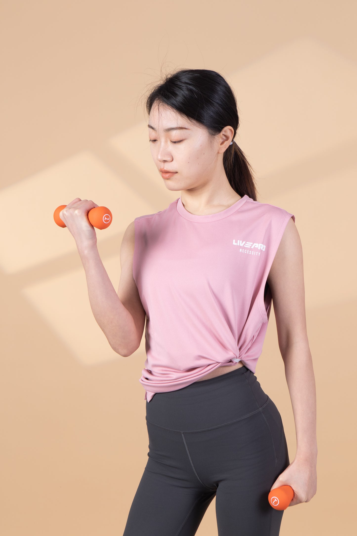 Live Up Bone Head Dumbbell 1kg Set Of 2