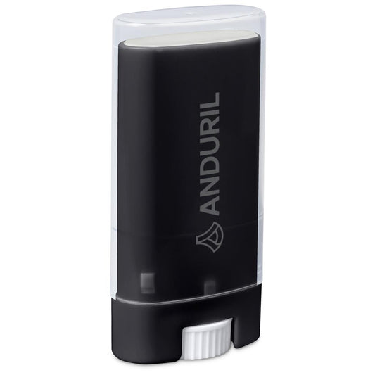 Black ANDURIL device on a white background

