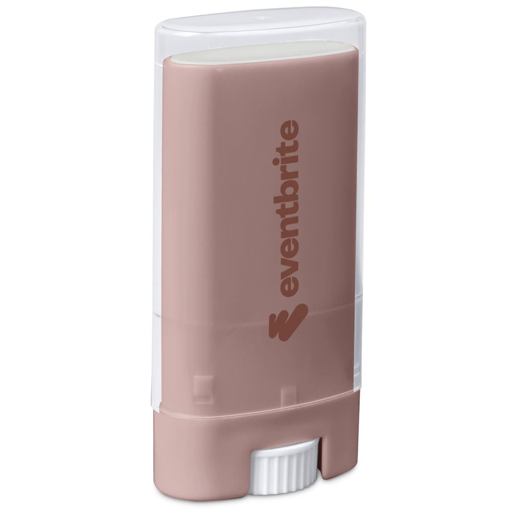 Pink stick with 'eventbrite' logo on a white background

