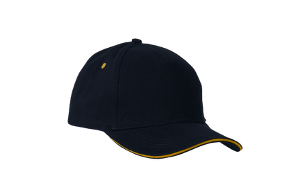 Sandwich Cap Navy&gold