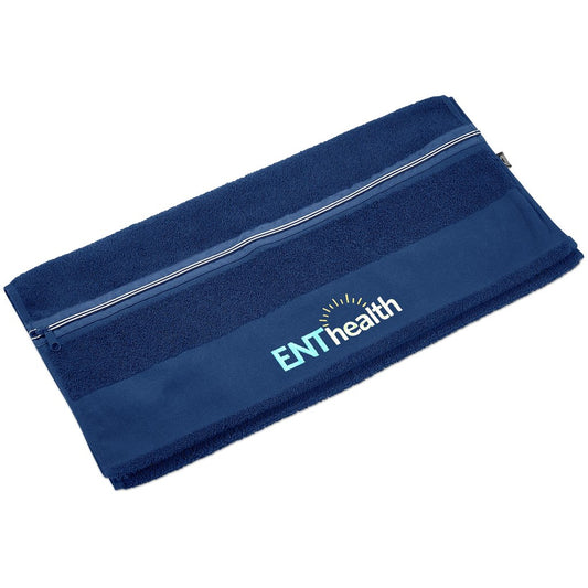 Slazenger Wembley Gym Towel - Navy