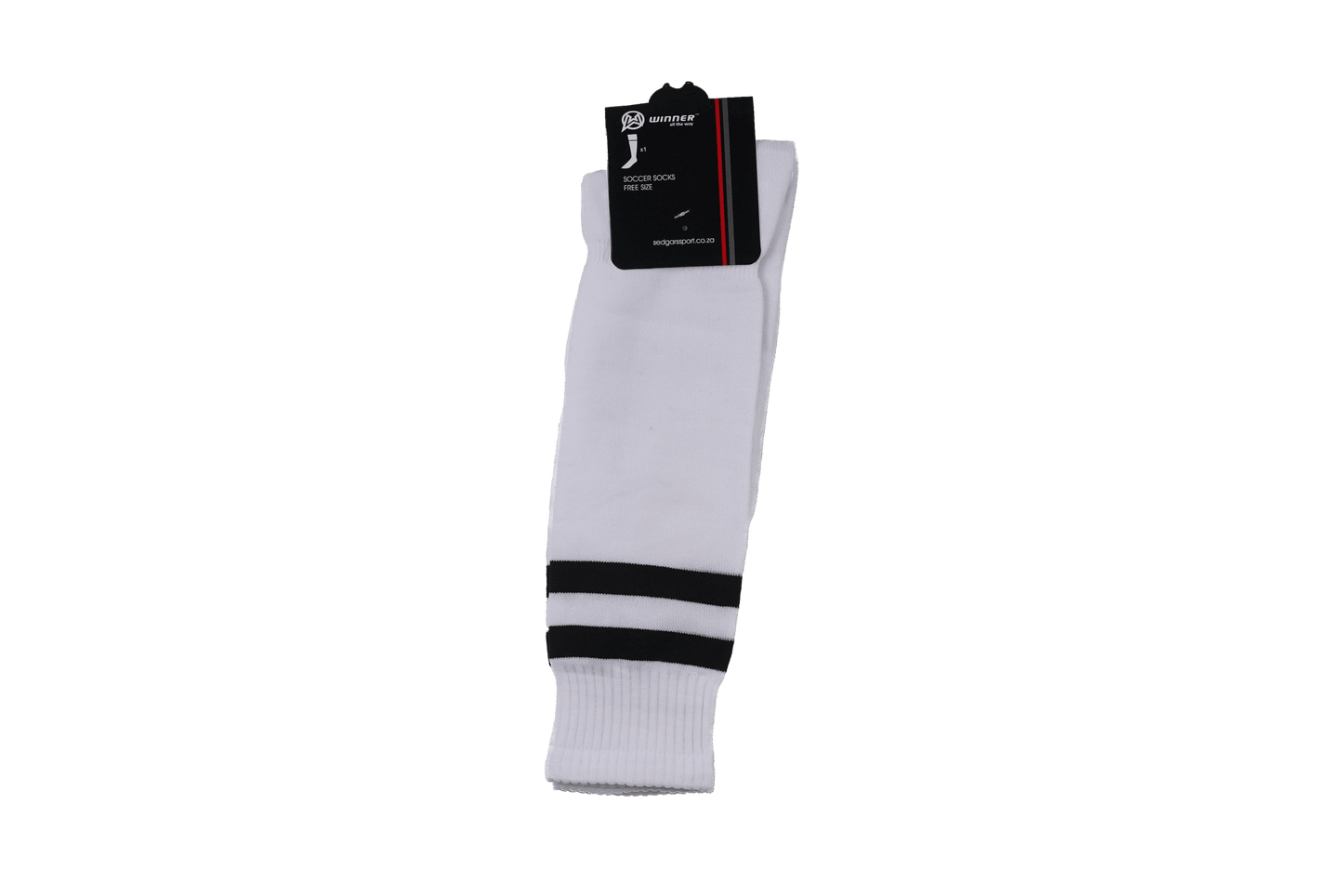 Winner Soccer Socks White&#038;black