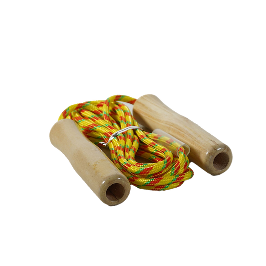 Wooden Handle Skipping Rope Cotton