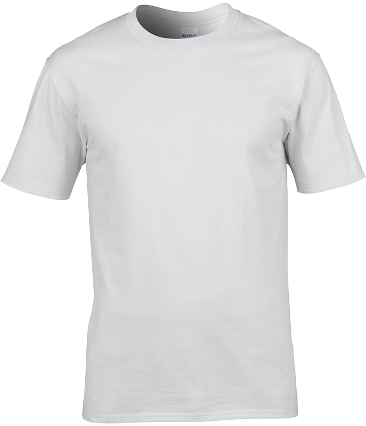 Plain white t-shirt on a white background

