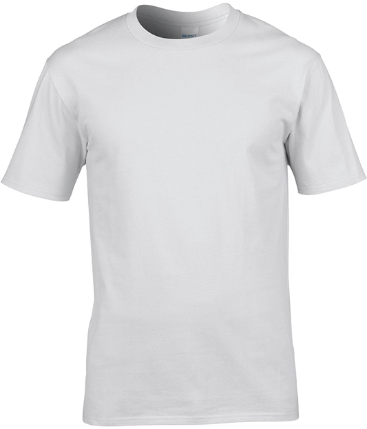 Plain white t-shirt on a white background

