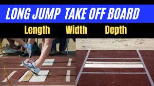 Long Jump Take Off Board