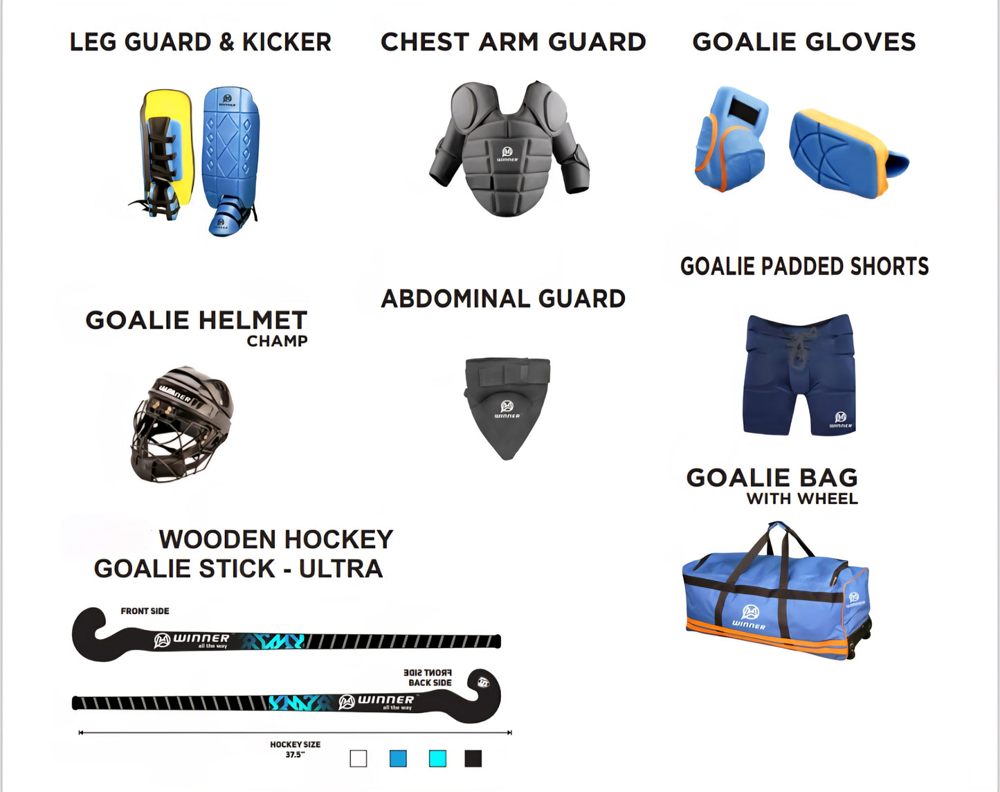 Winner Hockey Goalie Kit Standard